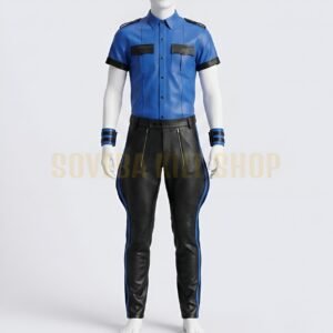 Breeches Leather Uniform Men