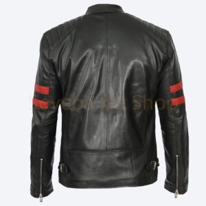 Cafe Racer Leather Jacket Men
