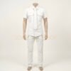 Gay Leather Uniform for Men In White Color