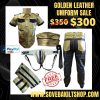 Golden Leather Uniform Sale