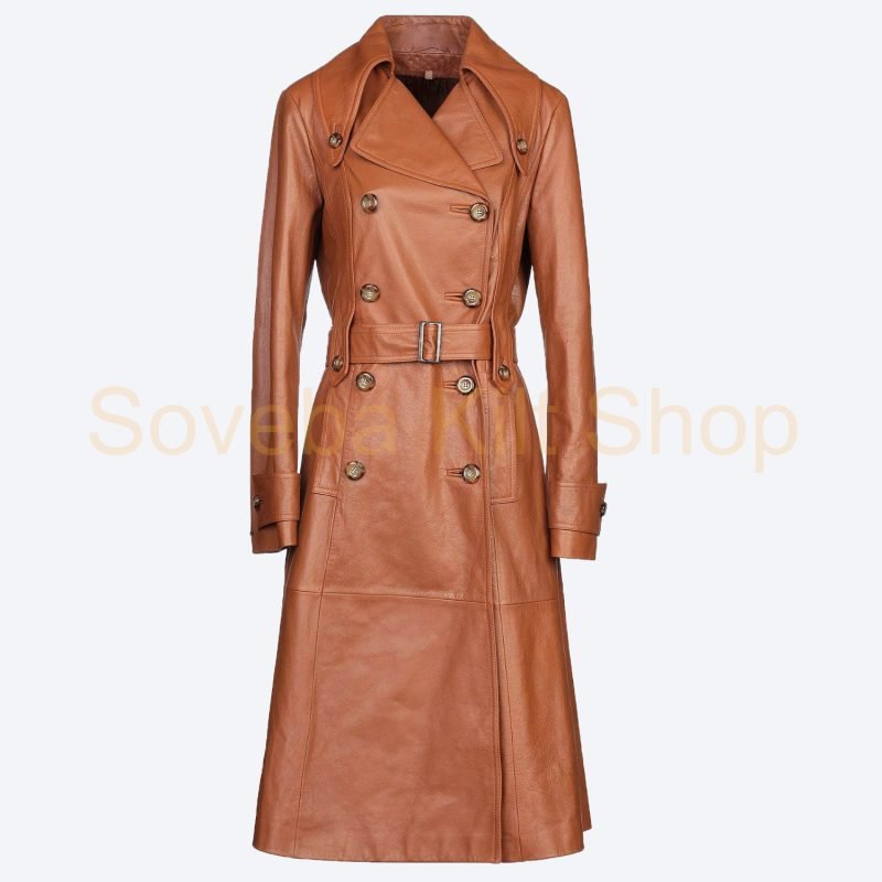 Long Leather Coat