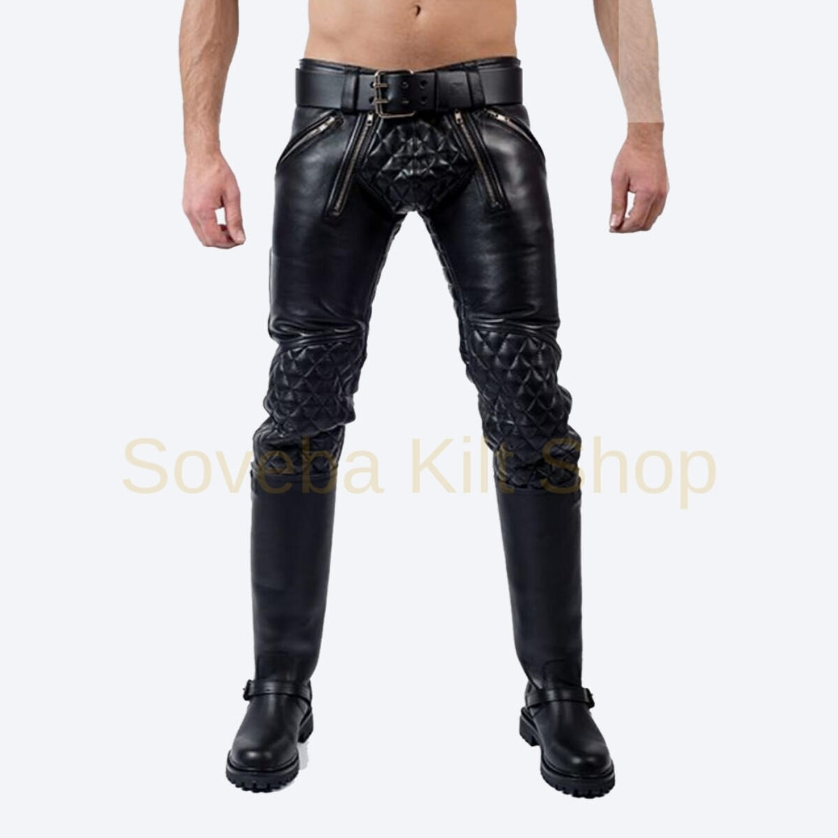 Quilted Leather Pant  Buy All Types Of Leather Pants