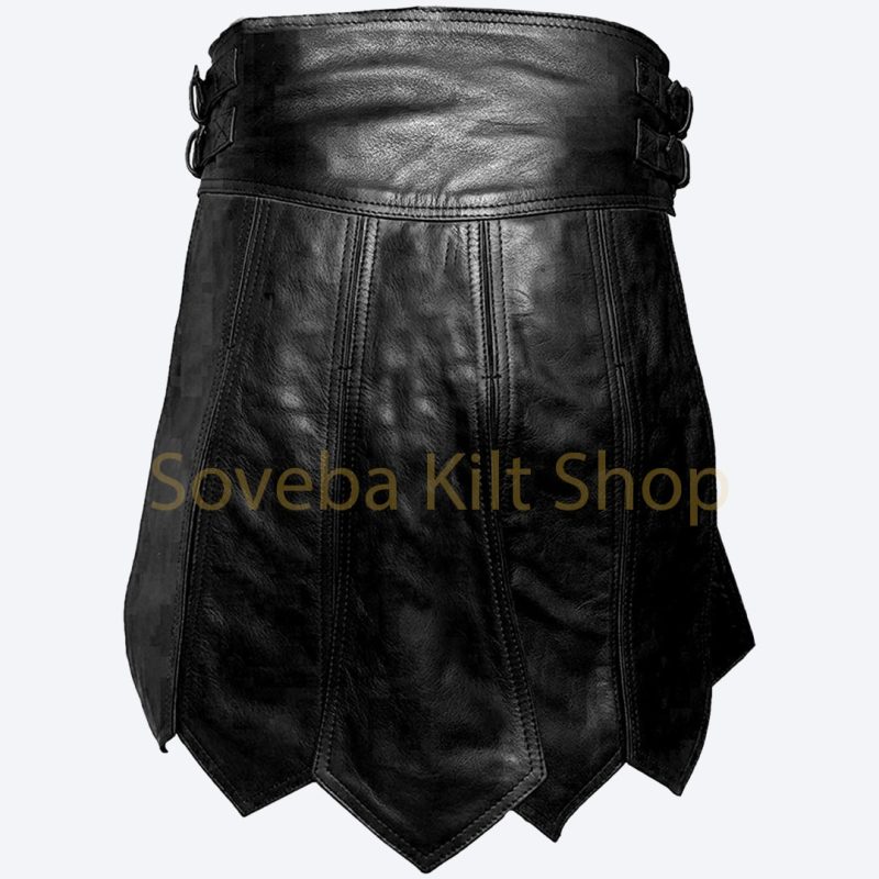 Barbarian Leather Kilt Skirt | Greek Roman Gladiator War Ancient ...