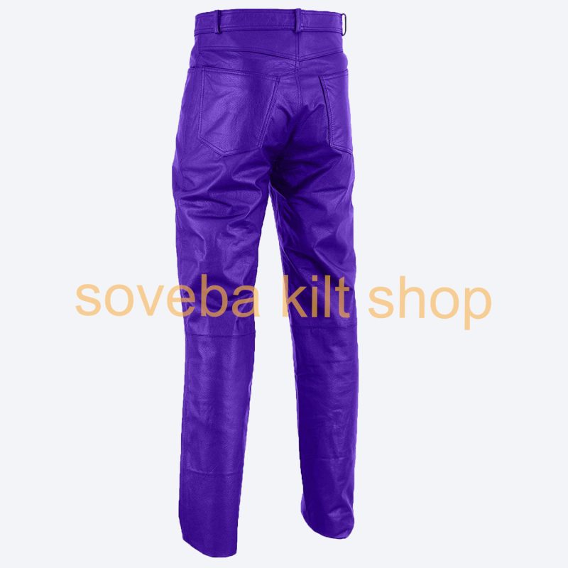 Blue Leather Pant Mens All Types Of Leather Pants