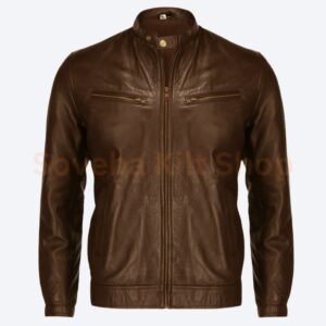 classic leather jacket men