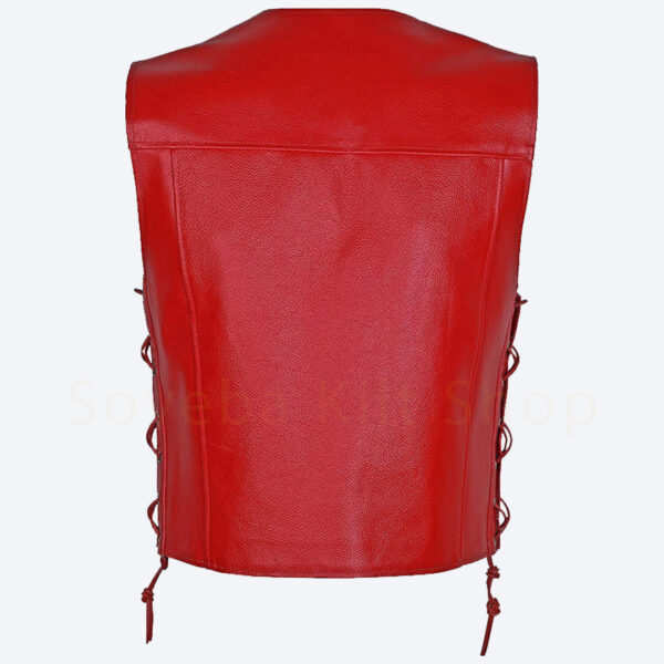 leather motorcycle vest