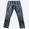 Padded Leather Pant black