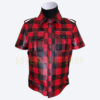 Red Kink Lumberjack Leather Shirt