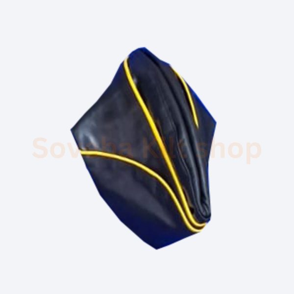 Gay leather garrison cap