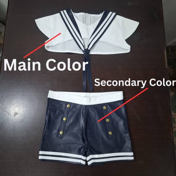 color options for gay short and shirt set