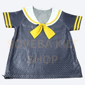 Gay Men's Blue Leather Mesh Shirt