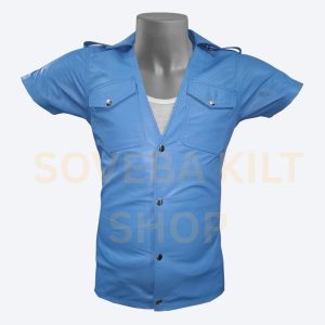 real leather shirt for men
