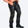 Buckles Leather Pant Gay