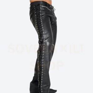 genuine gay leather pants