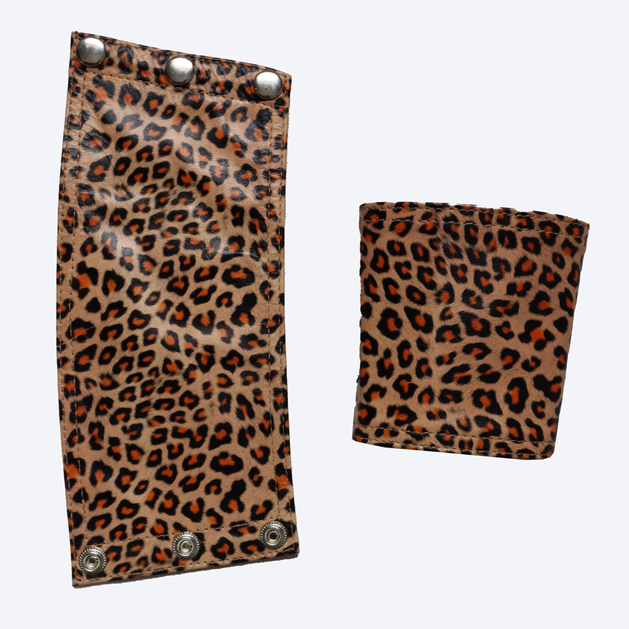 Leather Wristband Cheetah Print